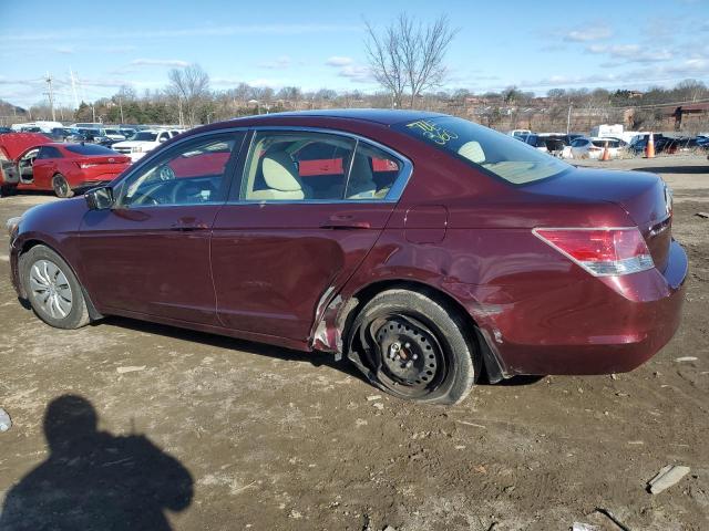 Image 2 of 2008 HONDA ACCORD LX 2008 with VIN 1HGCP263X8A154437