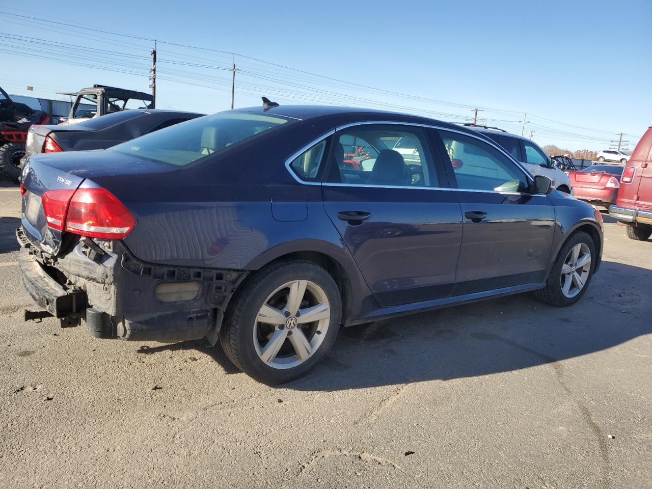 Image 3 of 2012 VOLKSWAGEN PASSAT SE 2012 with VIN 1VWBN7A30CC063434