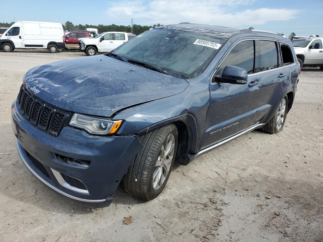 Image 1 of 2021 JEEP GRAND CHEROKEE SUMMIT 2021 with VIN 1C4RJEJG3MC656971