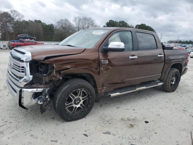 Image 1 of 2014 TOYOTA TUNDRA CREWMAX PLATINUM 2014 with VIN 5TFAW5F15EX347211