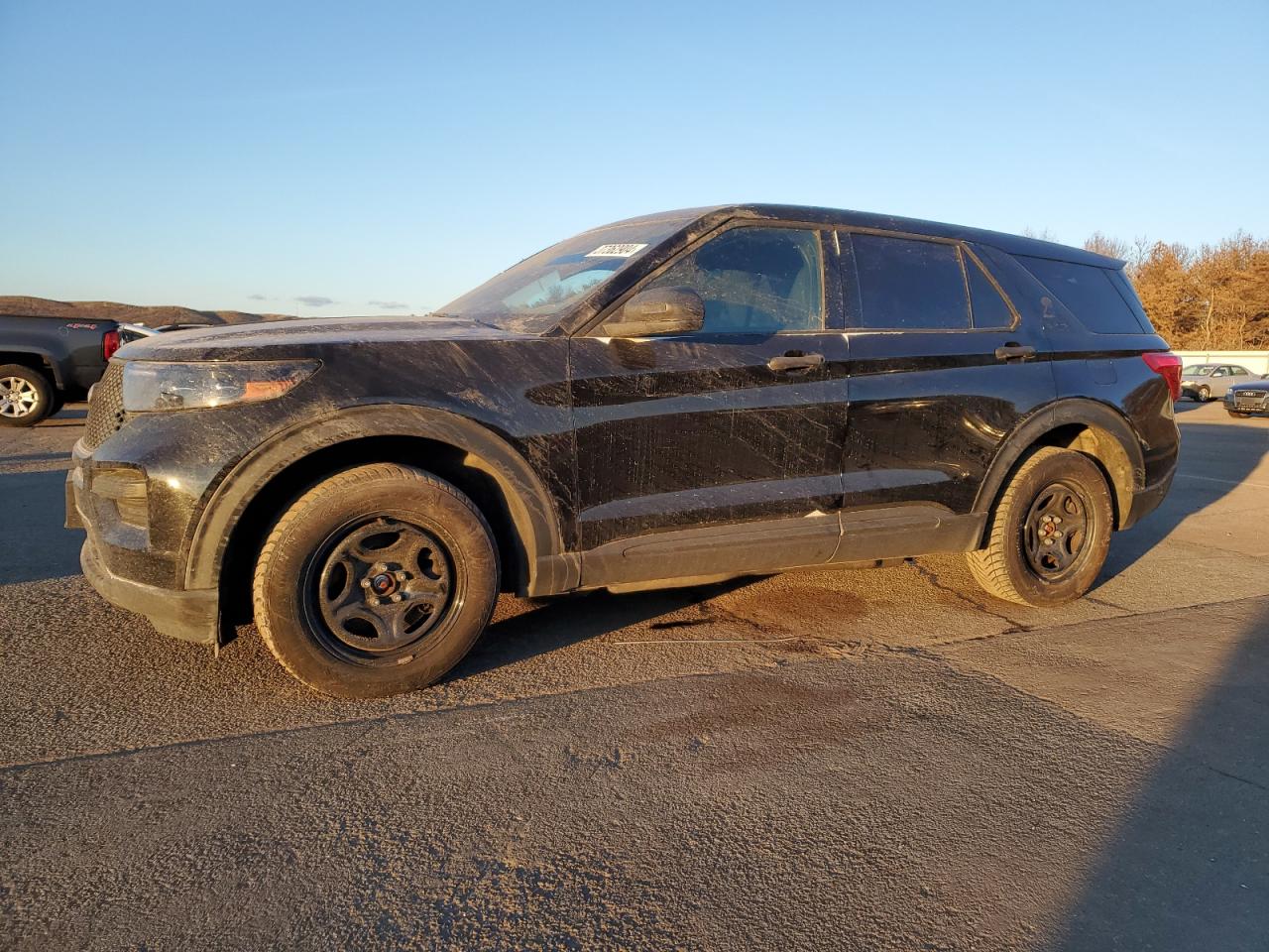 Image 1 of 2021 FORD EXPLORER POLICE INTERCEPTOR 2021 with VIN 1FM5K8ABXMGA33790
