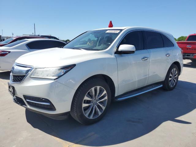 Image 1 of 2015 ACURA MDX TECHNOLOGY 2015 with VIN 5FRYD3H46FB011917