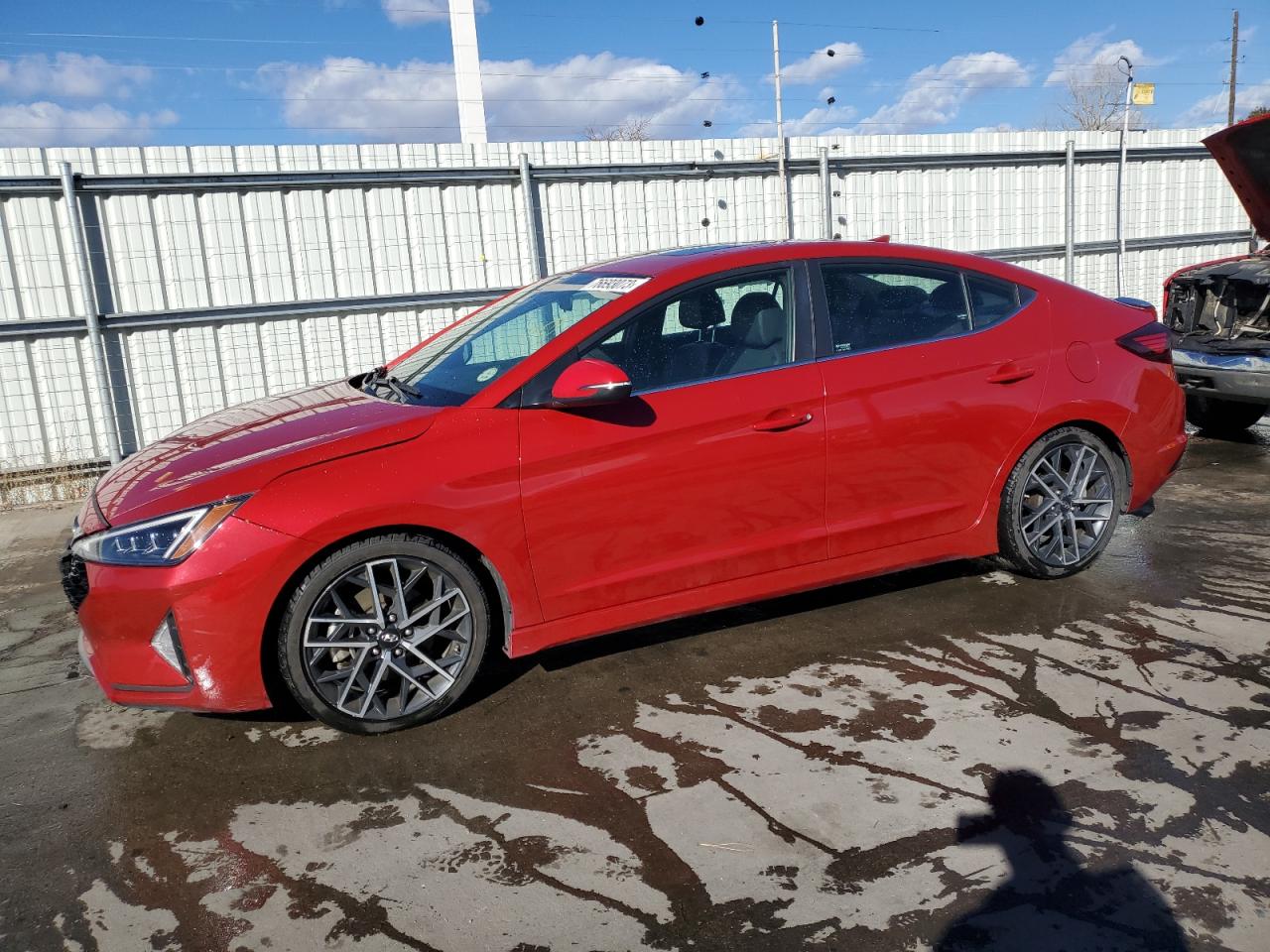 Изображение 1 2019 HYUNDAI ELANTRA SPORT 2019 с VIN KMHD04LB7KU838300