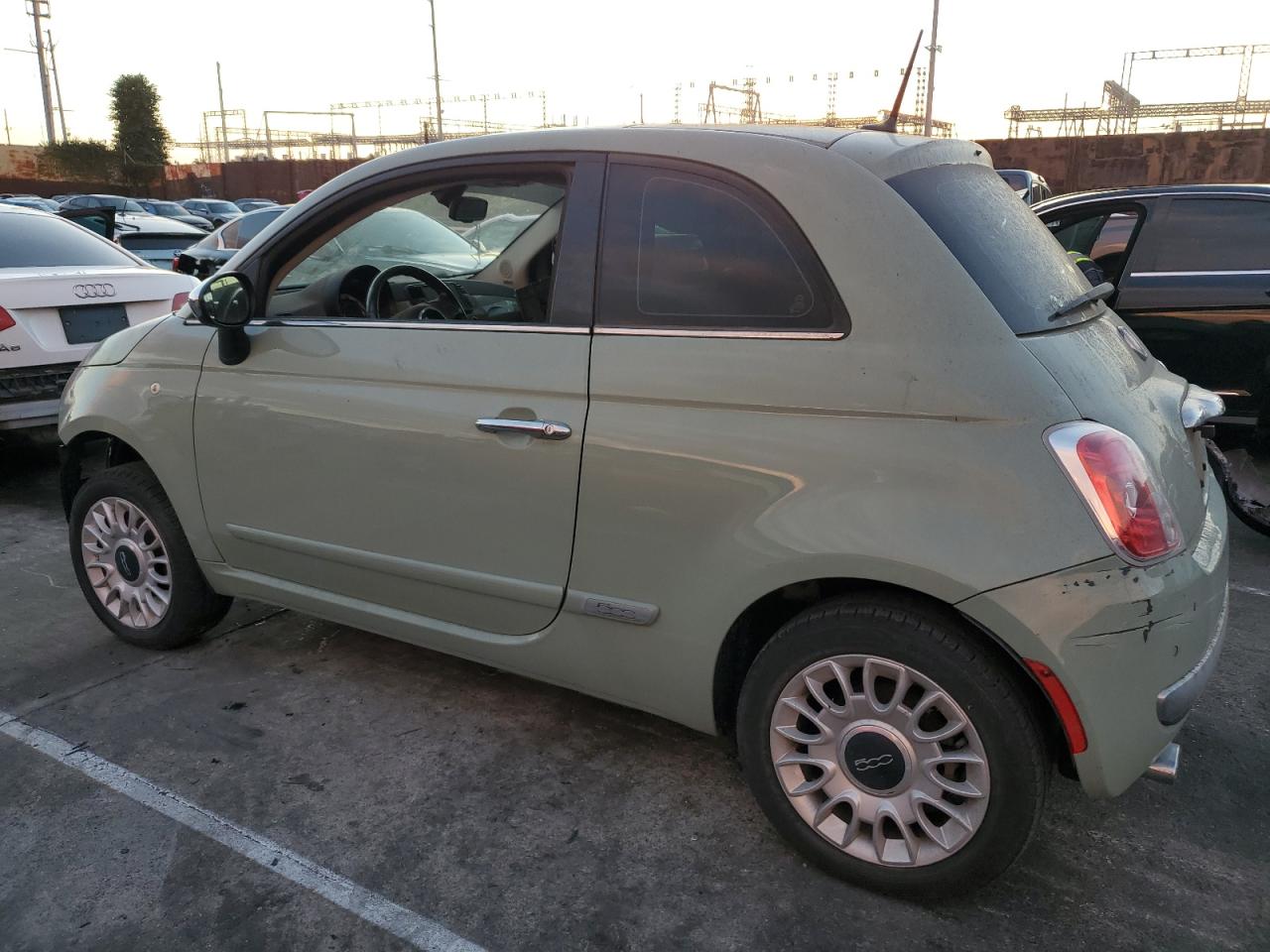 Image 2 of 2012 FIAT 500 LOUNGE 2012 with VIN 3C3CFFCR3CT128401
