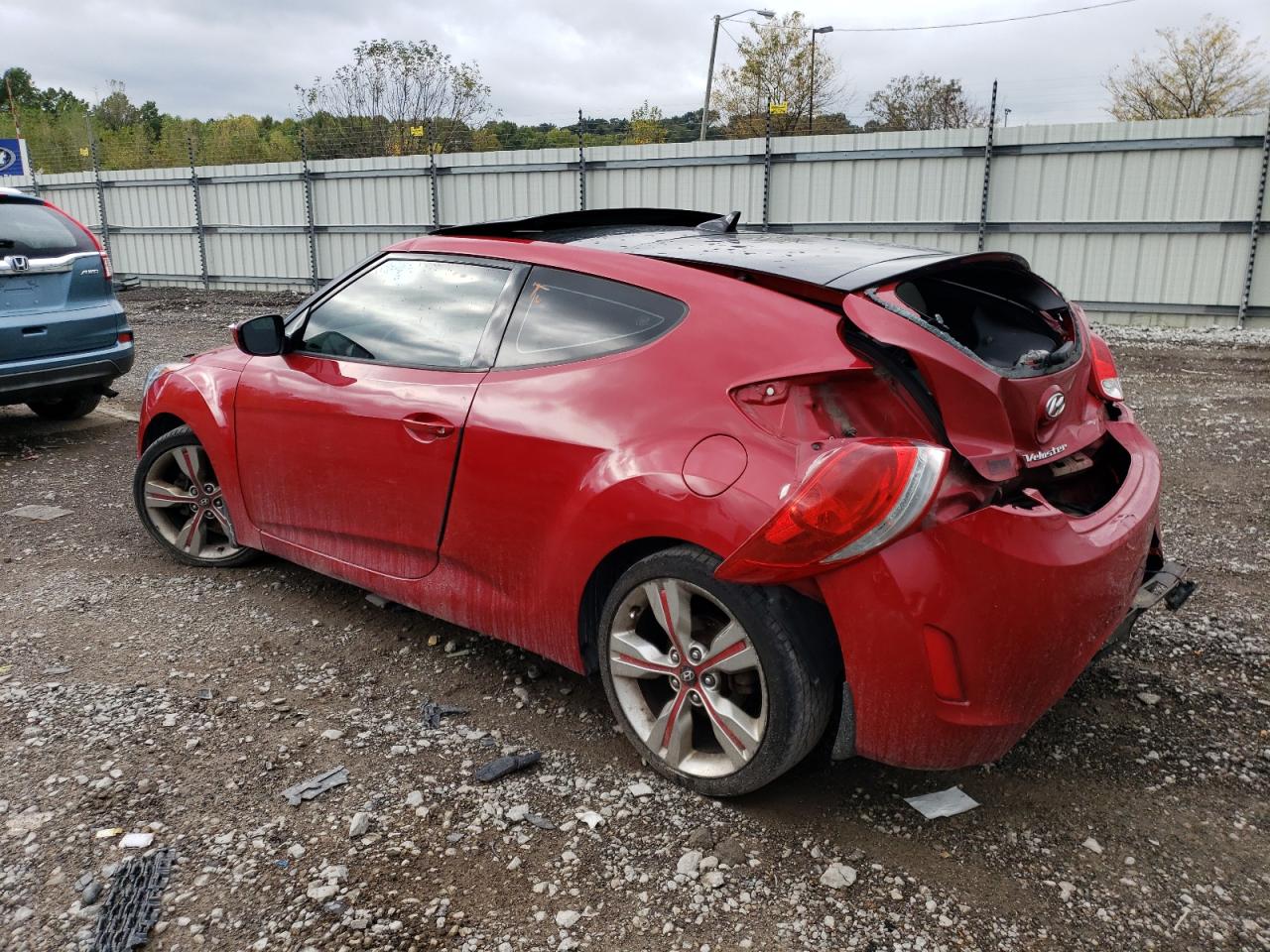 Image 2 of 2013 HYUNDAI VELOSTER  2013 with VIN KMHTC6AD1DU121624