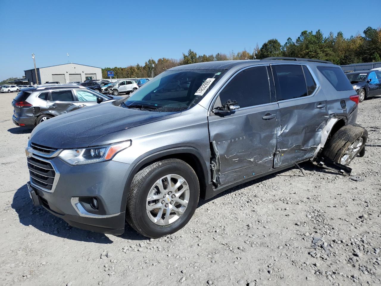 Image 1 of 2021 CHEVROLET TRAVERSE LT 2021 with VIN 1GNERGKW0MJ229159