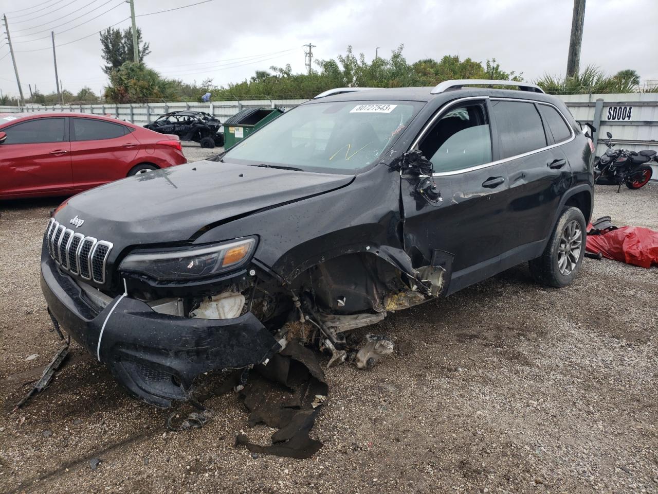 Image 1 of 2020 JEEP CHEROKEE LATITUDE PLUS 2020 with VIN 1C4PJLLB6LD649227
