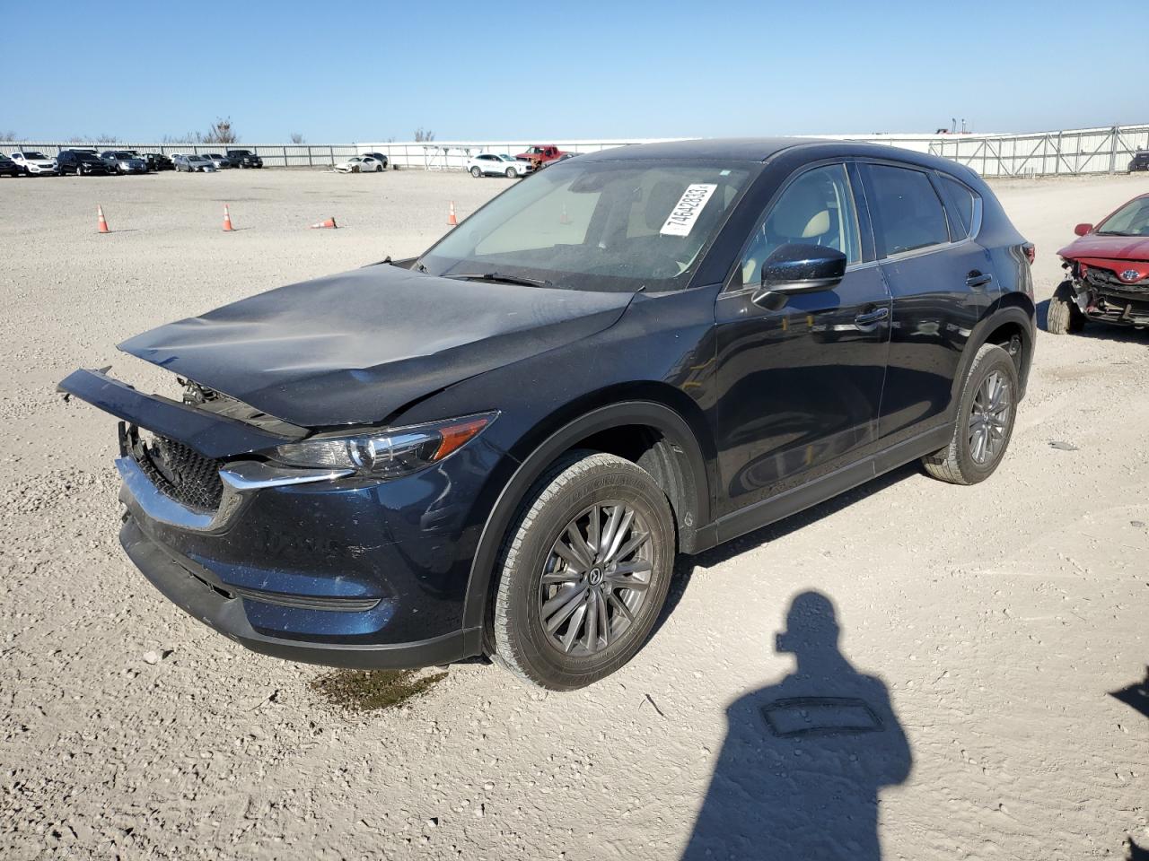 Image 1 of 2021 MAZDA CX-5 TOURING 2021 with VIN JM3KFBCM2M1305816