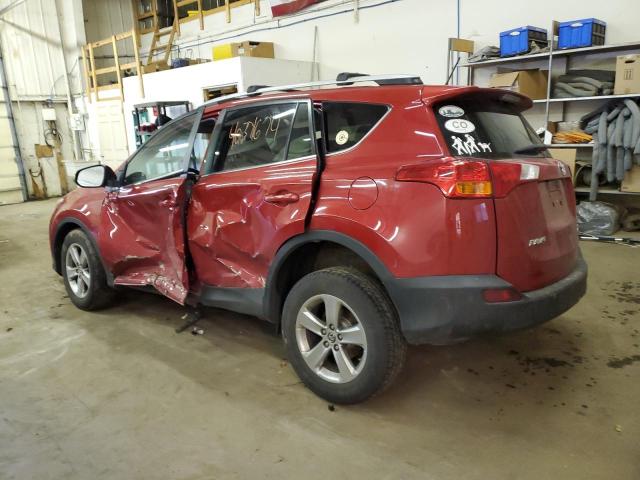Image 2 of 2015 TOYOTA RAV4 XLE 2015 with VIN 2T3RFREV4FW364683