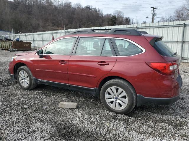 Image 2 of 2017 SUBARU OUTBACK 2.5I 2017 with VIN 4S4BSAAC3H3304494