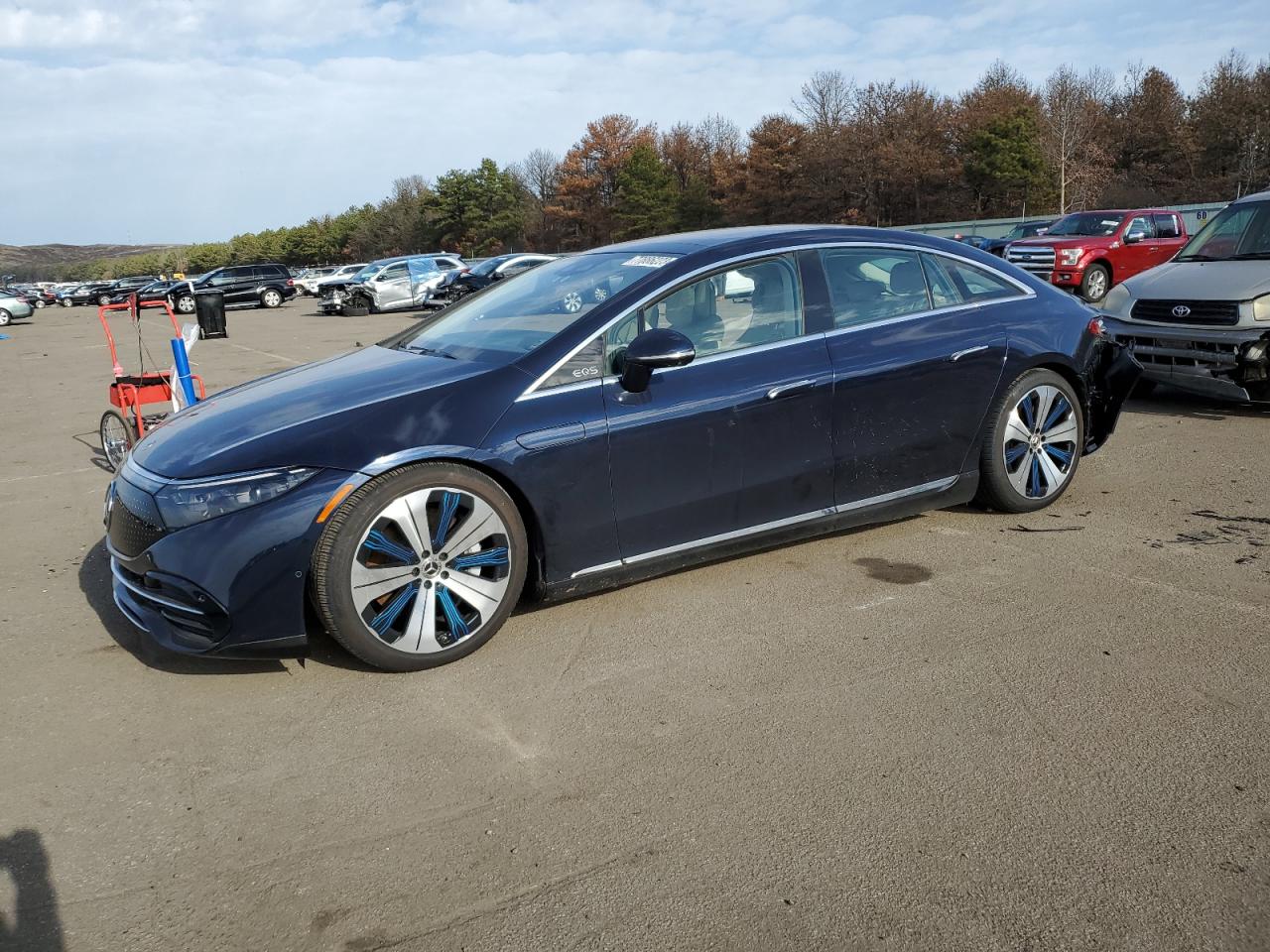 Image 1 of 2023 MERCEDES-BENZ EQS SEDAN 450 4MATIC 2023 with VIN W1KCG2EB4PA023998