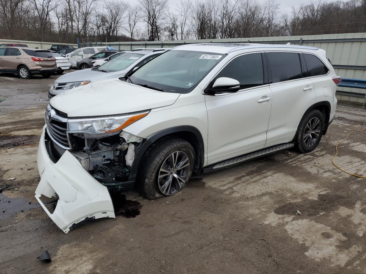Obraz 2016 TOYOTA HIGHLANDER XLE 2016