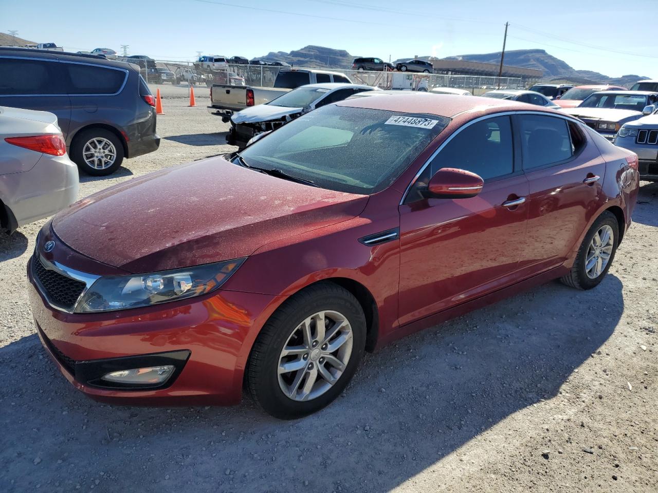 Image 1 of 2013 KIA OPTIMA LX 2013 with VIN 5XXGM4A72DG109652