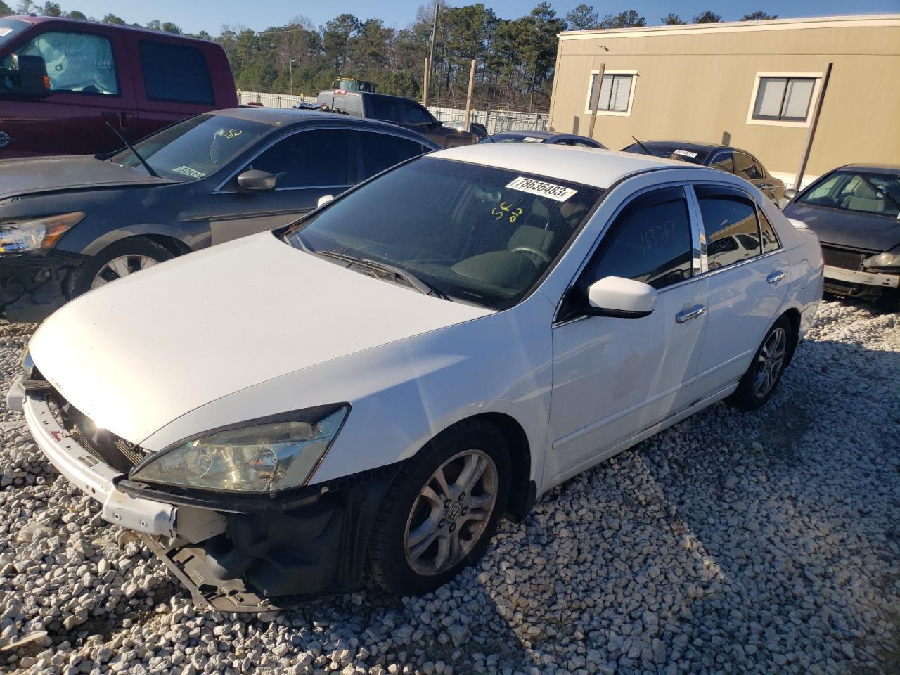 Изображение 1 2007 HONDA ACCORD SE 2007 с VIN 1HGCM563X7A018589