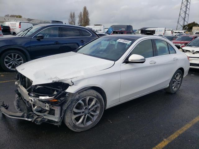 Image 1 of 2016 MERCEDES-BENZ C 300 4MATIC 2016 with VIN 55SWF4KBXGU109722