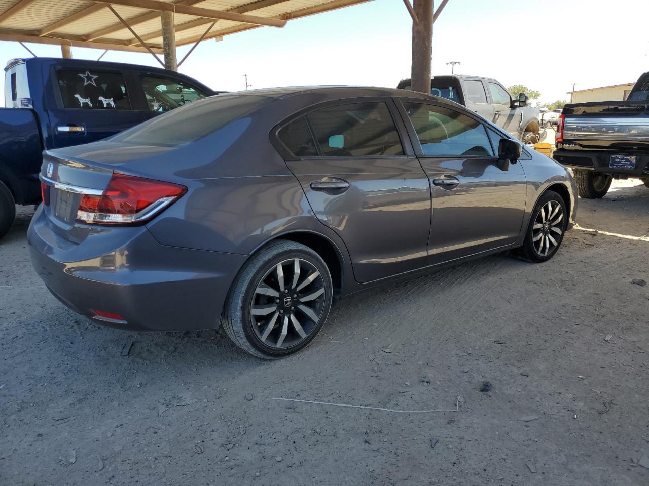 Image 3 of 2015 HONDA CIVIC EXL 2015 with VIN 2HGFB2F97FH517985
