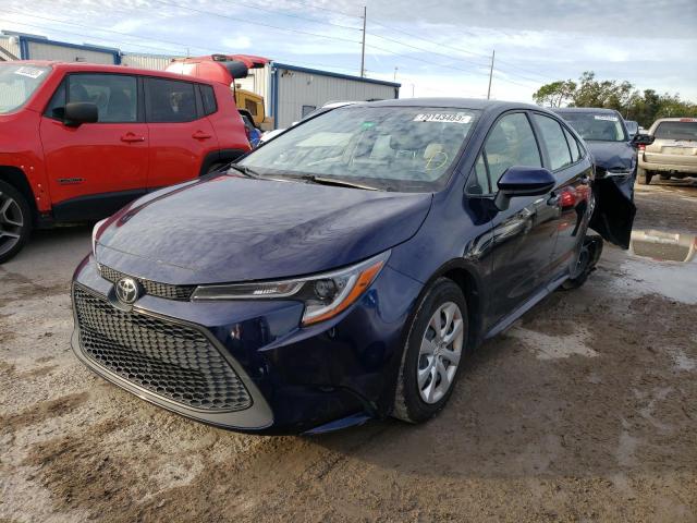 Image 1 of 2021 TOYOTA COROLLA LE 2021 with VIN JTDEPMAE9MJ185815
