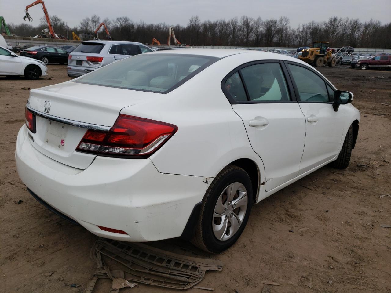 Image 3 of 2014 HONDA CIVIC LX 2014 with VIN 19XFB2F59EE202675