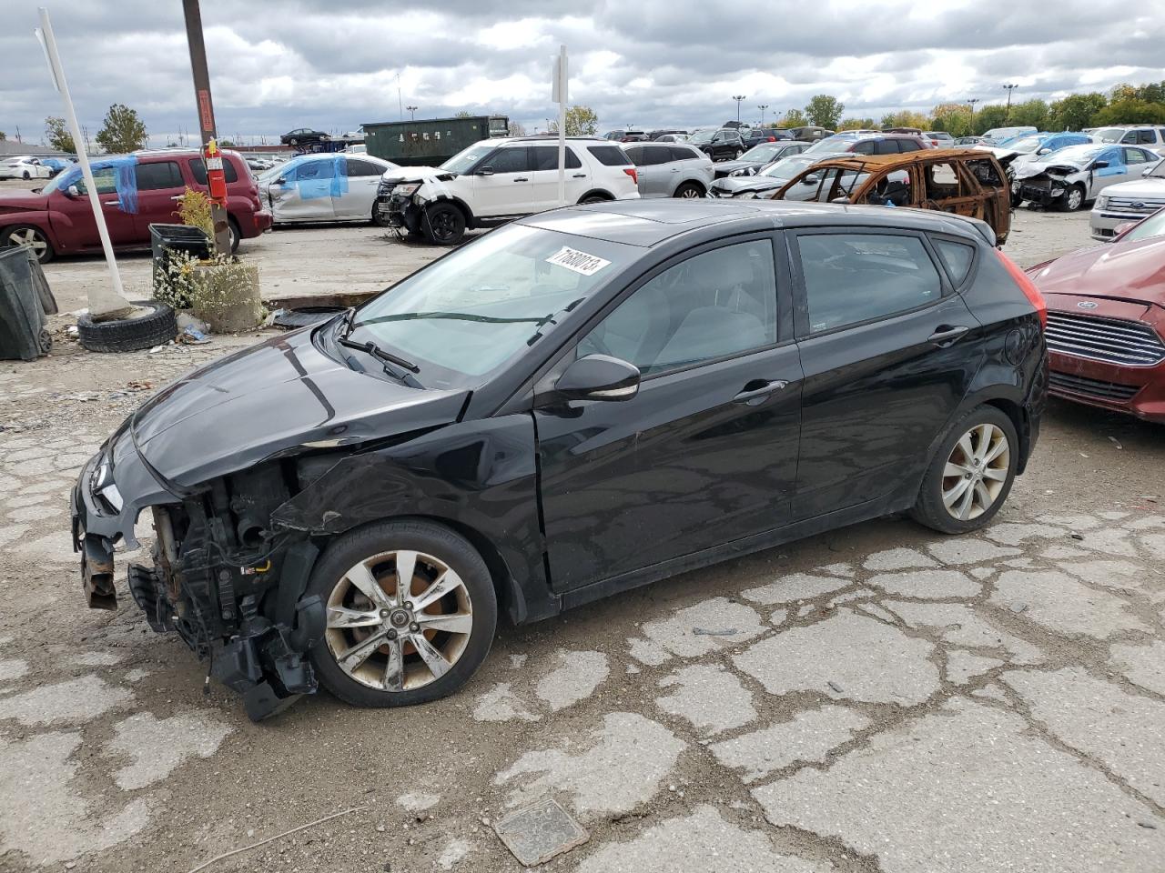 Obraz 1 z 2013 HYUNDAI ACCENT GLS 2013 z VIN KMHCU5AE5DU106155