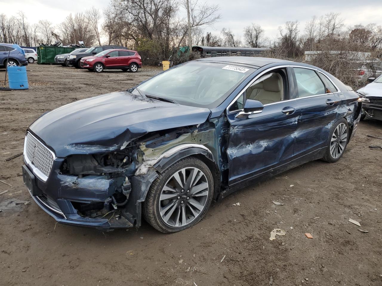 Image 1 of 2017 LINCOLN MKZ HYBRID SELECT 2017 with VIN 3LN6L5LU7HR630344
