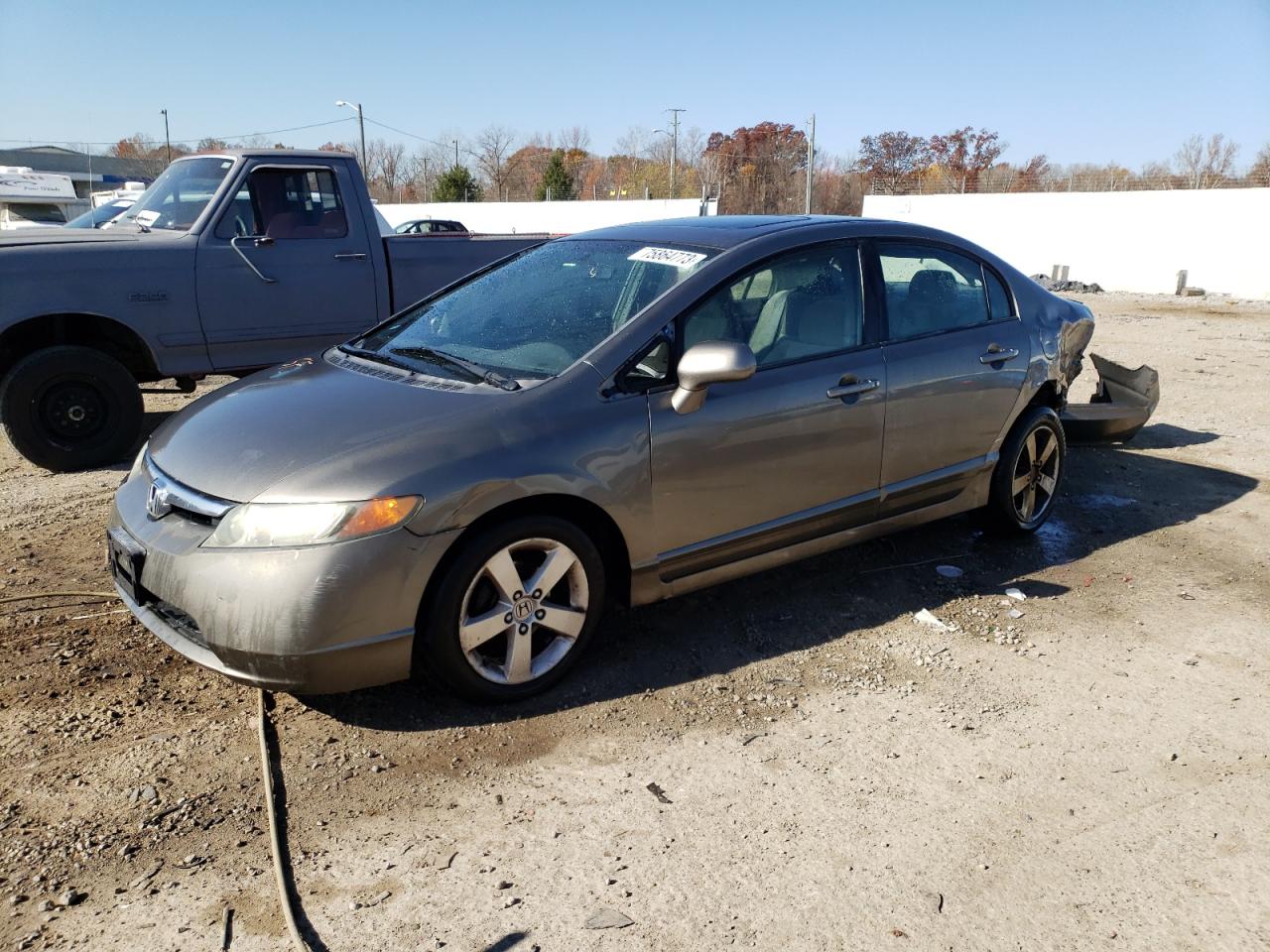 Image 1 of 2008 HONDA CIVIC EX 2008 with VIN 2HGFA16878H309032