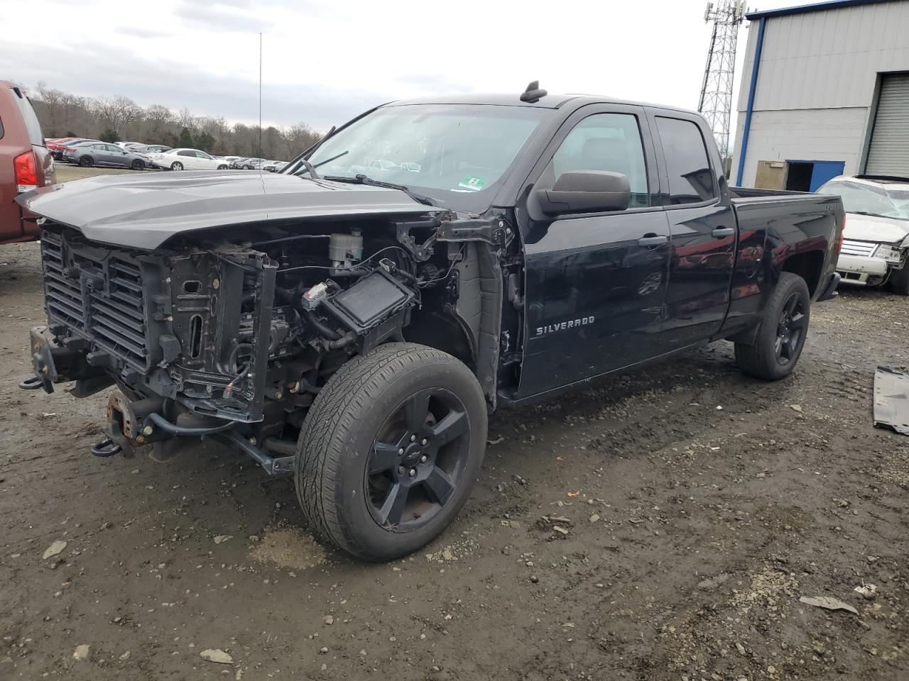 Image 1 of 2018 CHEVROLET SILVERADO K1500 CUSTOM 2018 with VIN 1GCVKPEC2JZ176315