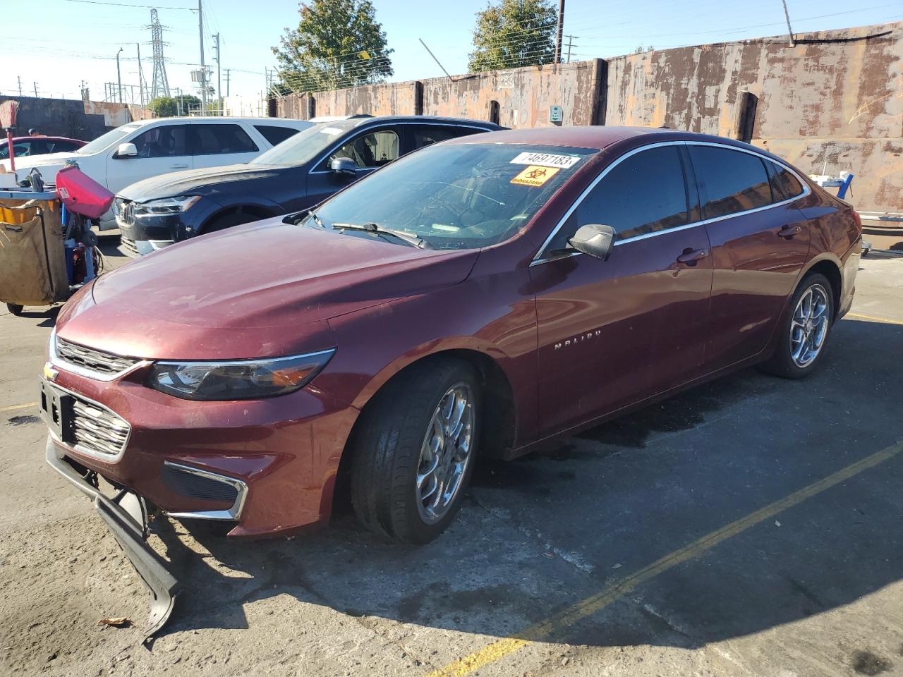 Obraz 1 z 2016 CHEVROLET MALIBU LS 2016 z VIN 1G1ZB5ST4GF254638