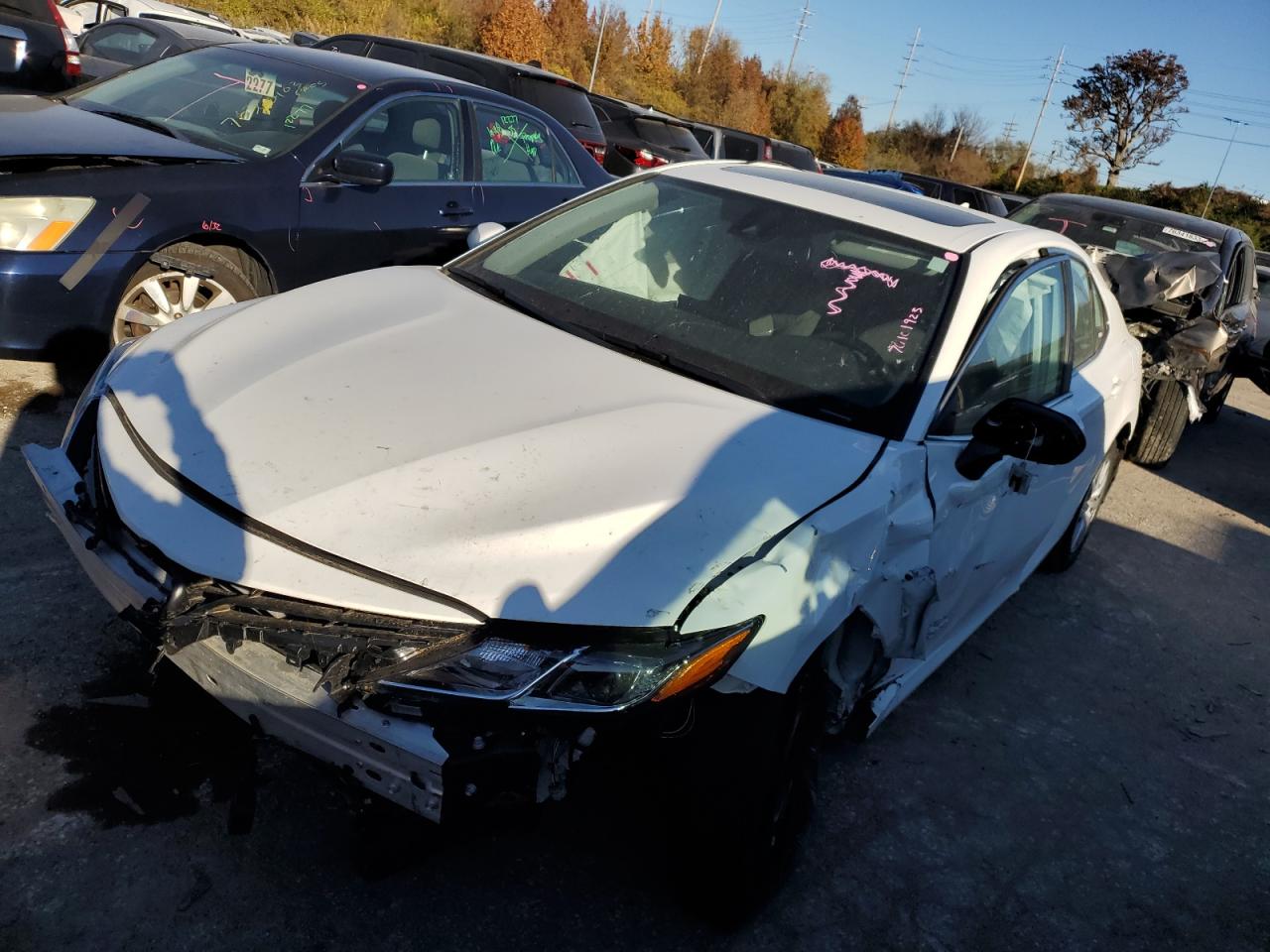 Image 1 of 2023 TOYOTA CAMRY LE 2023 with VIN 4T1H31AK9PU614740