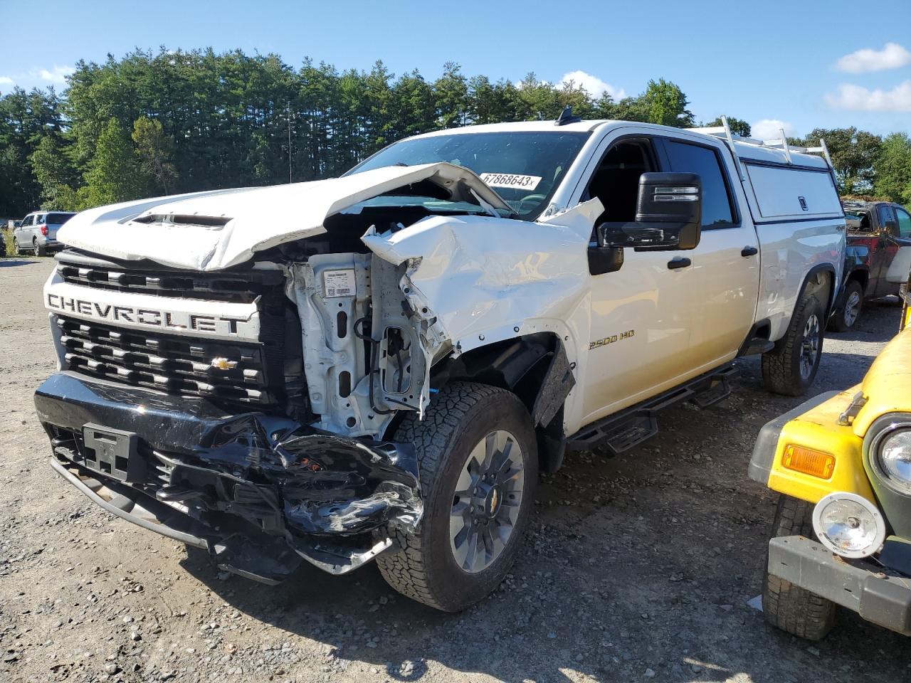 Изображение 1 2022 CHEVROLET SILVERADO K2500 CUSTOM 2022 с VIN 1GC4YME74NF197024