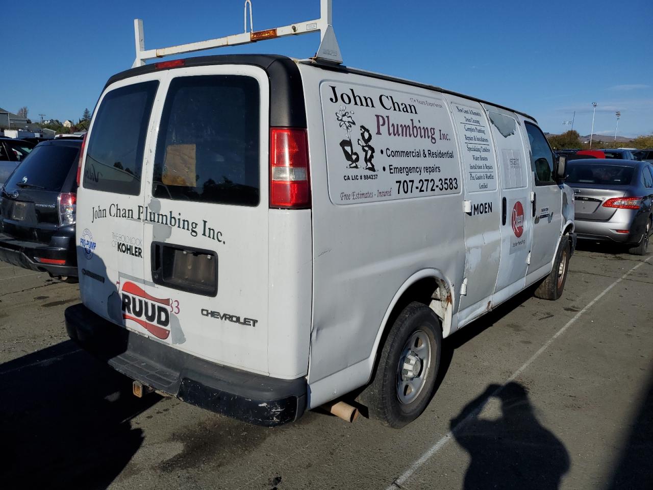 Image 3 of 2006 CHEVROLET EXPRESS G1500  2006 with VIN 1GCFG15X061265232