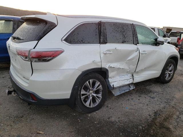 Image 3 of 2015 TOYOTA HIGHLANDER XLE 2015 with VIN 5TDJKRFH3FS085762