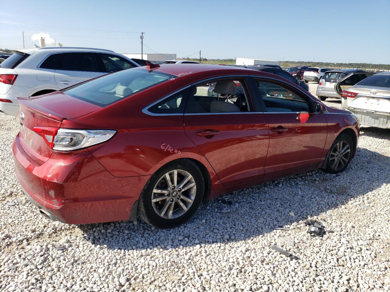 Изображение 3 2015 HYUNDAI SONATA SE 2015 с VIN 5NPE24AF7FH222606