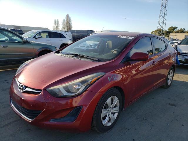 Image 1 of 2016 HYUNDAI ELANTRA SE 2016 with VIN 5NPDH4AE4GH696984