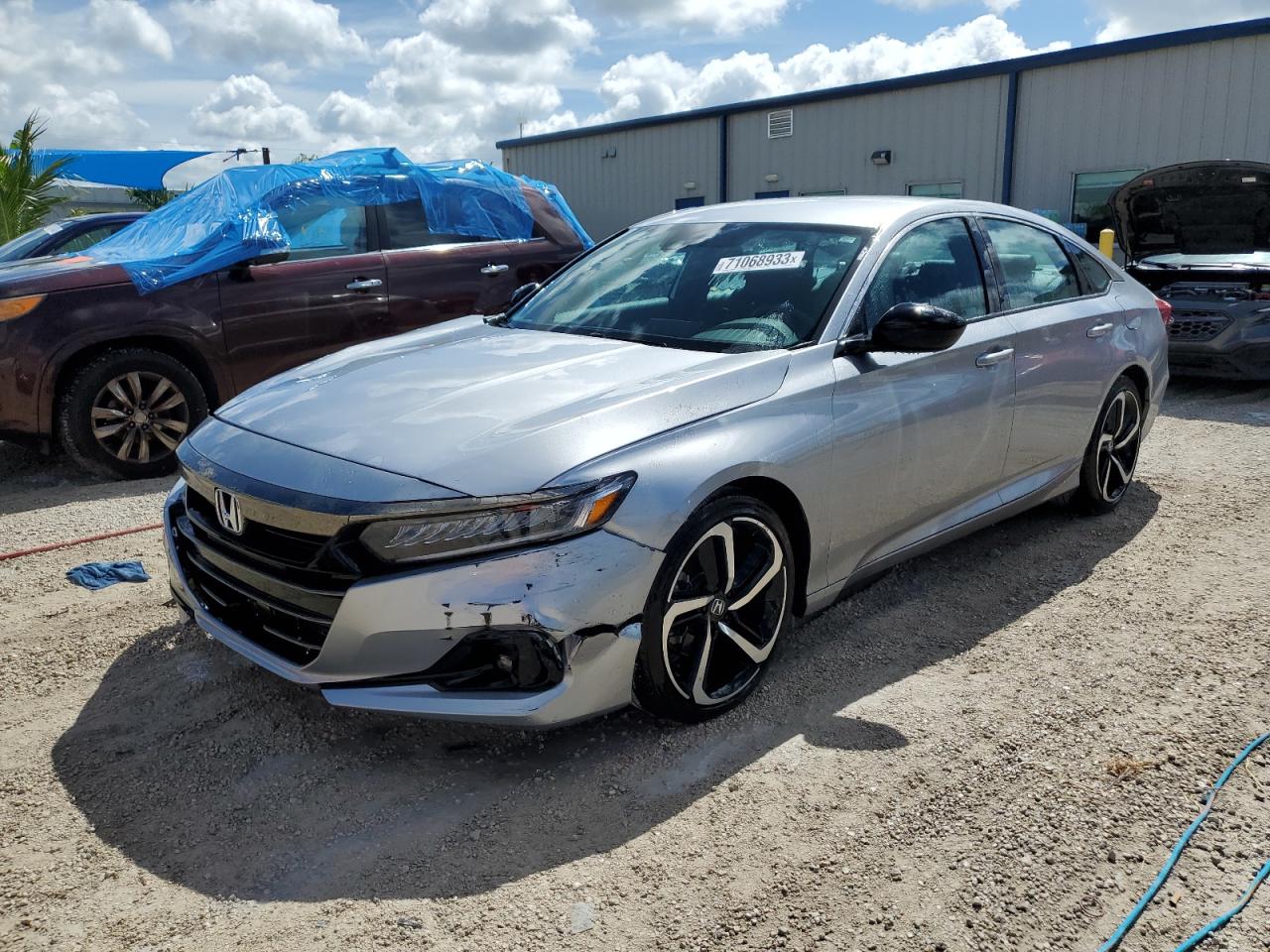 Изображение 1 2022 HONDA ACCORD SPORT 2022 с VIN 1HGCV1F37NA095794