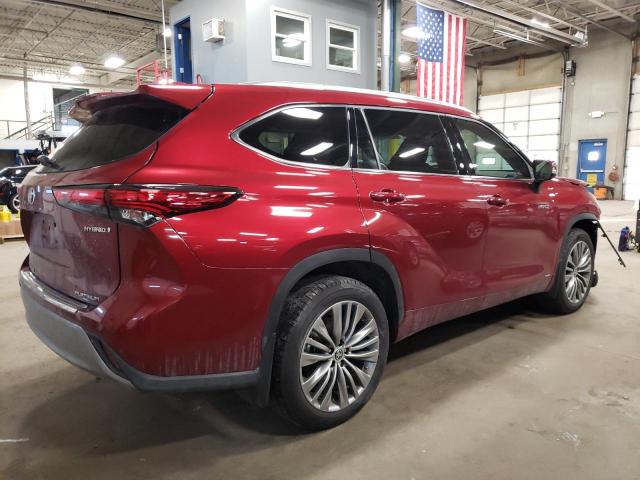 Image 3 of 2021 TOYOTA HIGHLANDER HYBRID PLATINUM 2021 with VIN 5TDEBRCH9MS035032
