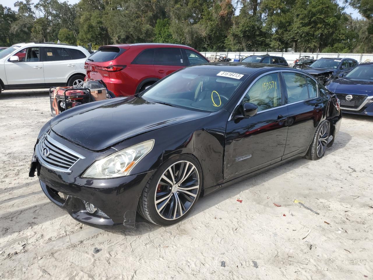 Image 1 of 2012 INFINITI G37 BASE 2012 with VIN JN1CV6AP4CM624266