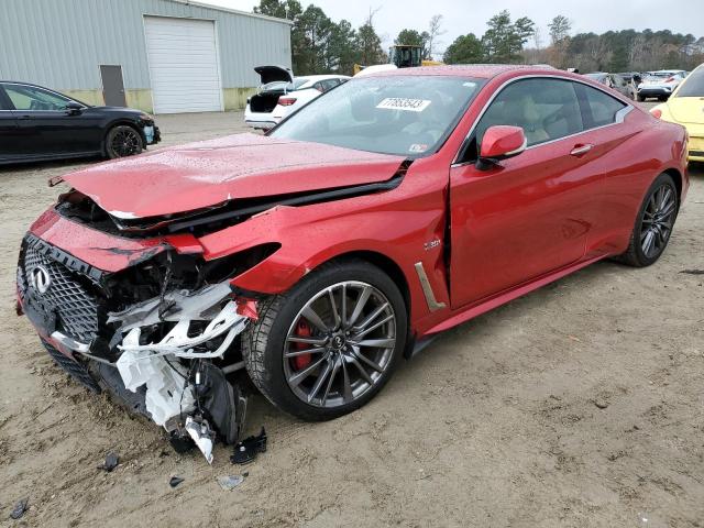 Image 1 of 2017 INFINITI Q60 RED SPORT 400 2017 with VIN JN1FV7EL0HM701426