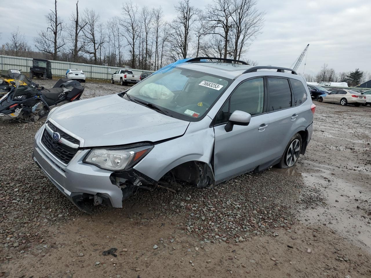 Image 1 of 2018 SUBARU FORESTER 2.5I PREMIUM 2018 with VIN JF2SJAEC7JH444172