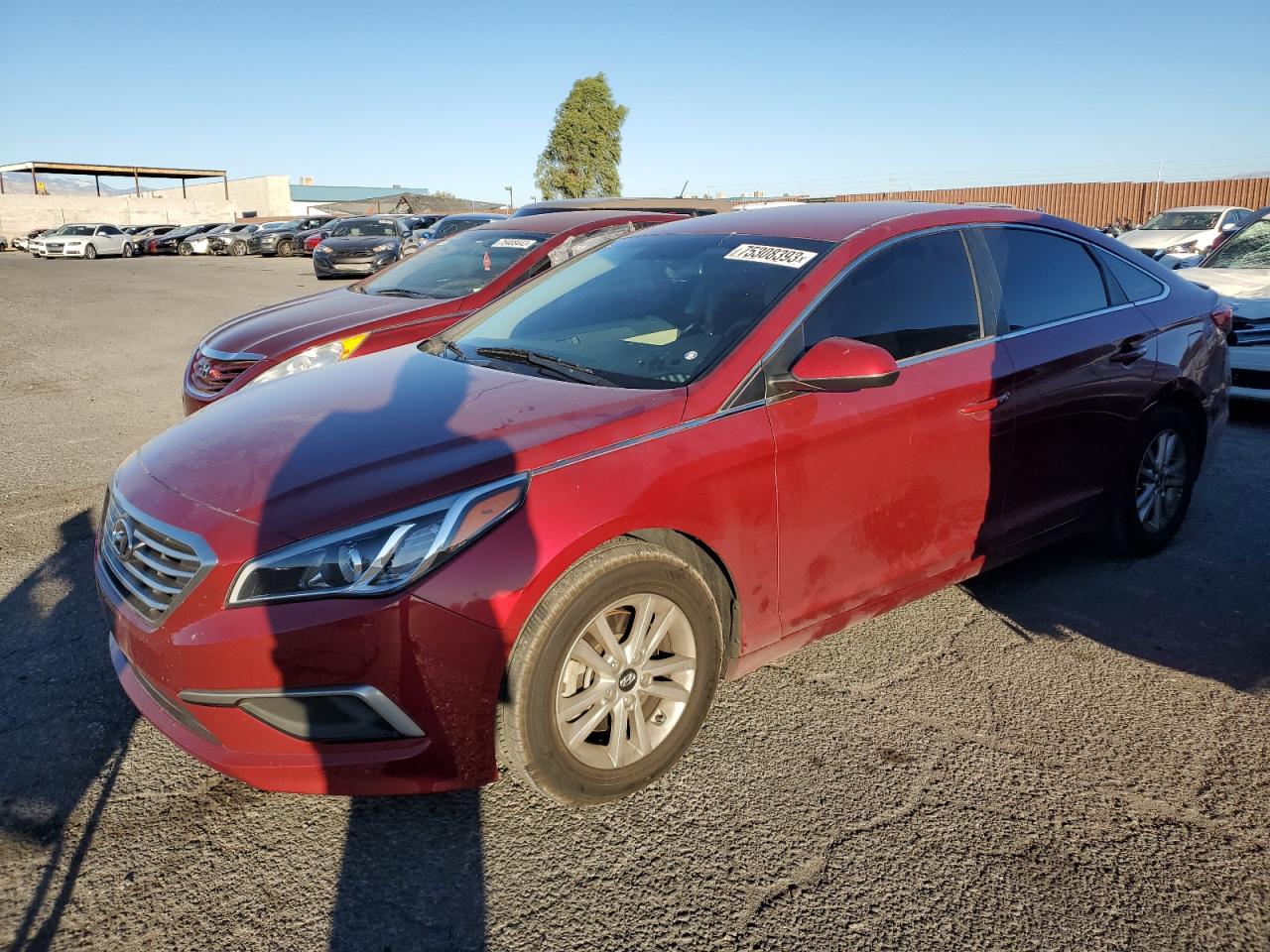 Image 1 of 2016 HYUNDAI SONATA SE 2016 with VIN 5NPE24AF0GH281224