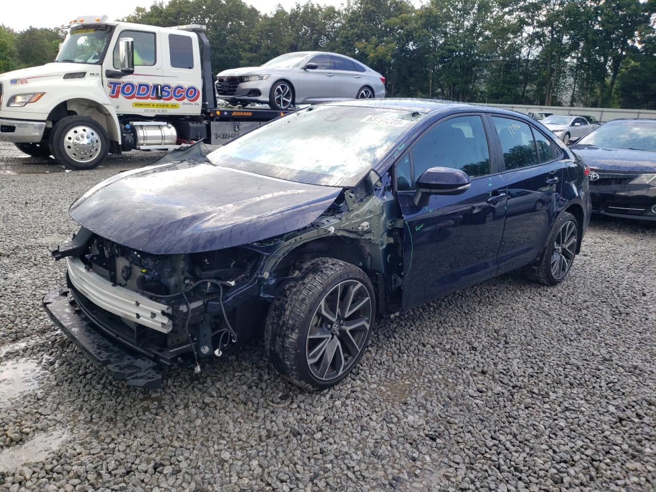 Image 1 of 2022 TOYOTA COROLLA SE 2022 with VIN 5YFS4MCE3NP136793