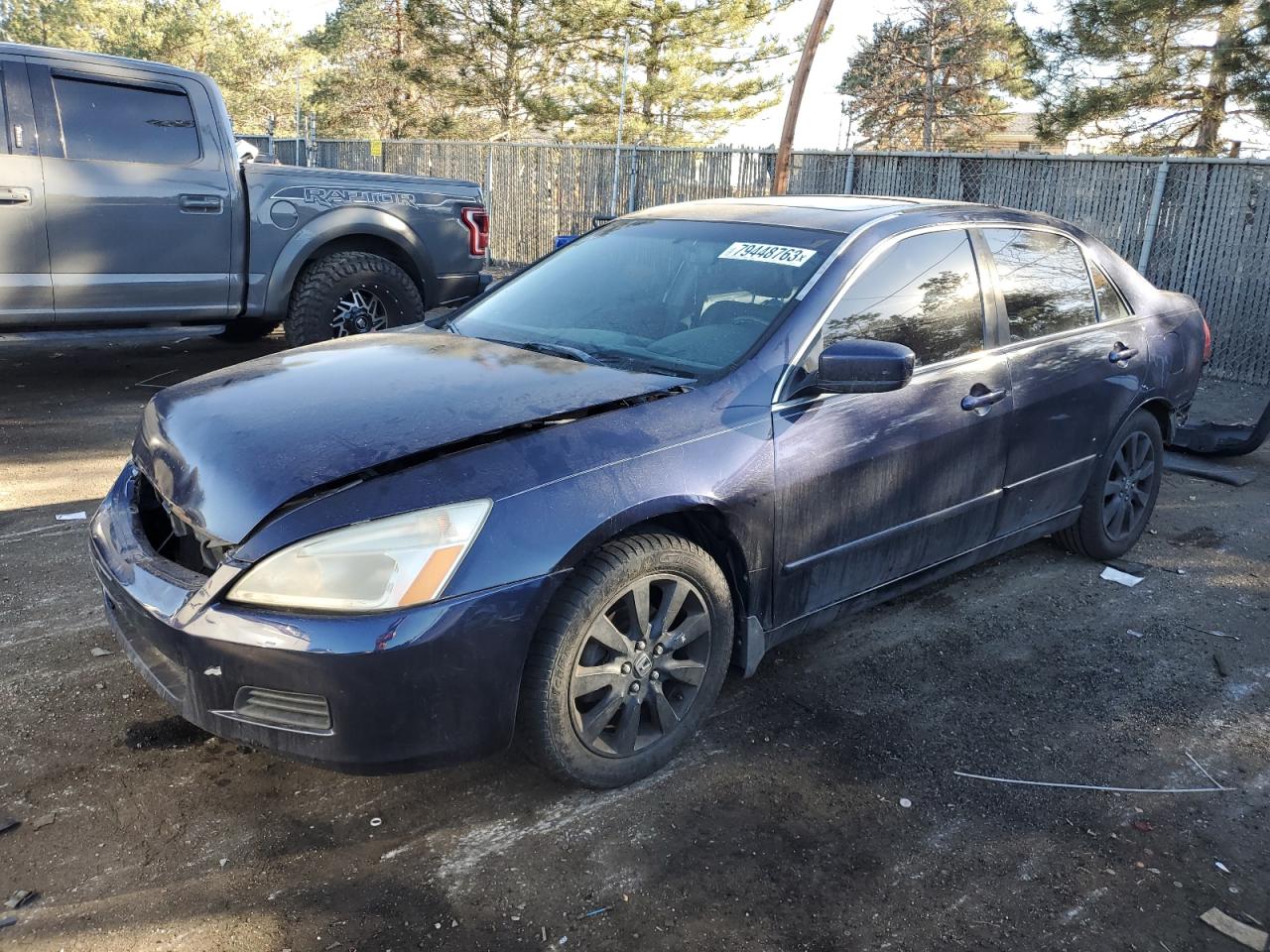 Изображение 1 2007 HONDA ACCORD EX 2007 с VIN 1HGCM66567A032741