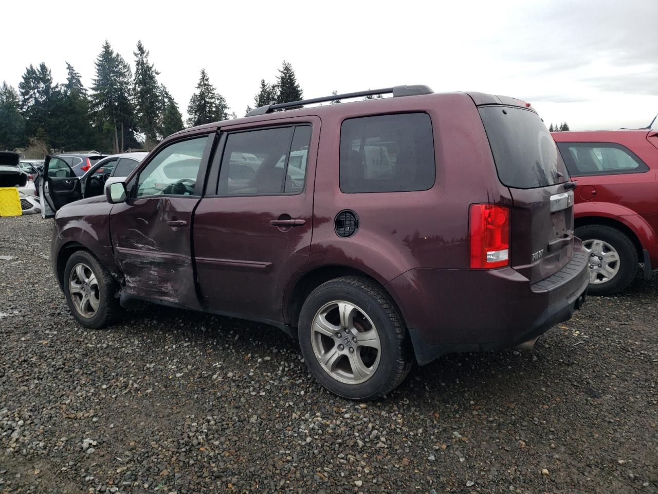 Obraz 2 z 2012 HONDA PILOT EXL 2012 z VIN 5FNYF4H52CB018319