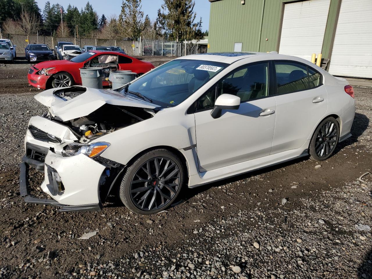 Image 1 of 2018 SUBARU WRX PREMIUM 2018 with VIN JF1VA1C64J9805169