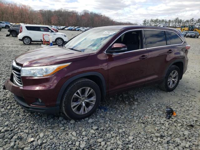 2016 TOYOTA HIGHLANDER LE 2016 image