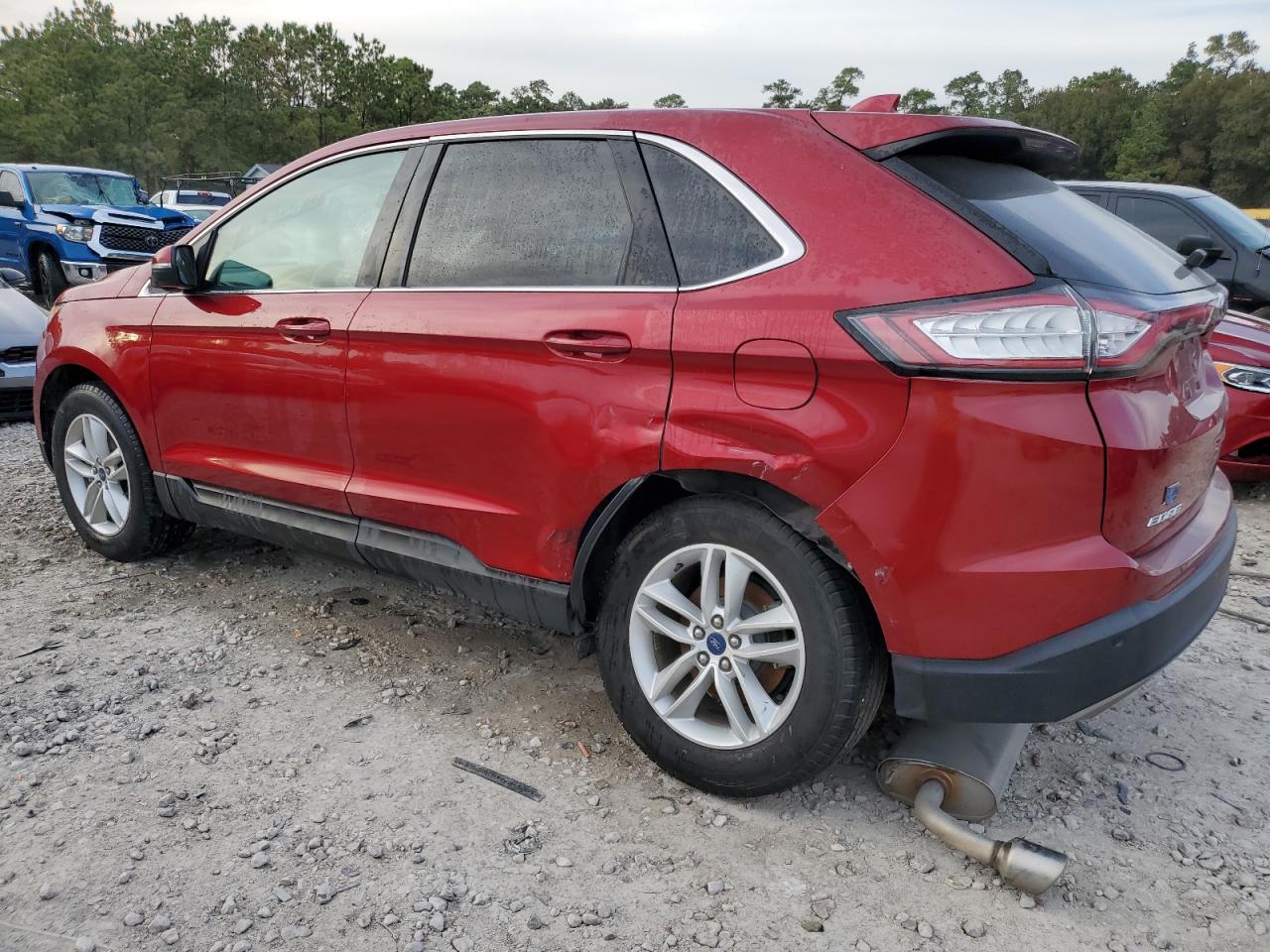 Image 2 of 2018 FORD EDGE SEL 2018 with VIN 2FMPK3J91JBC11792