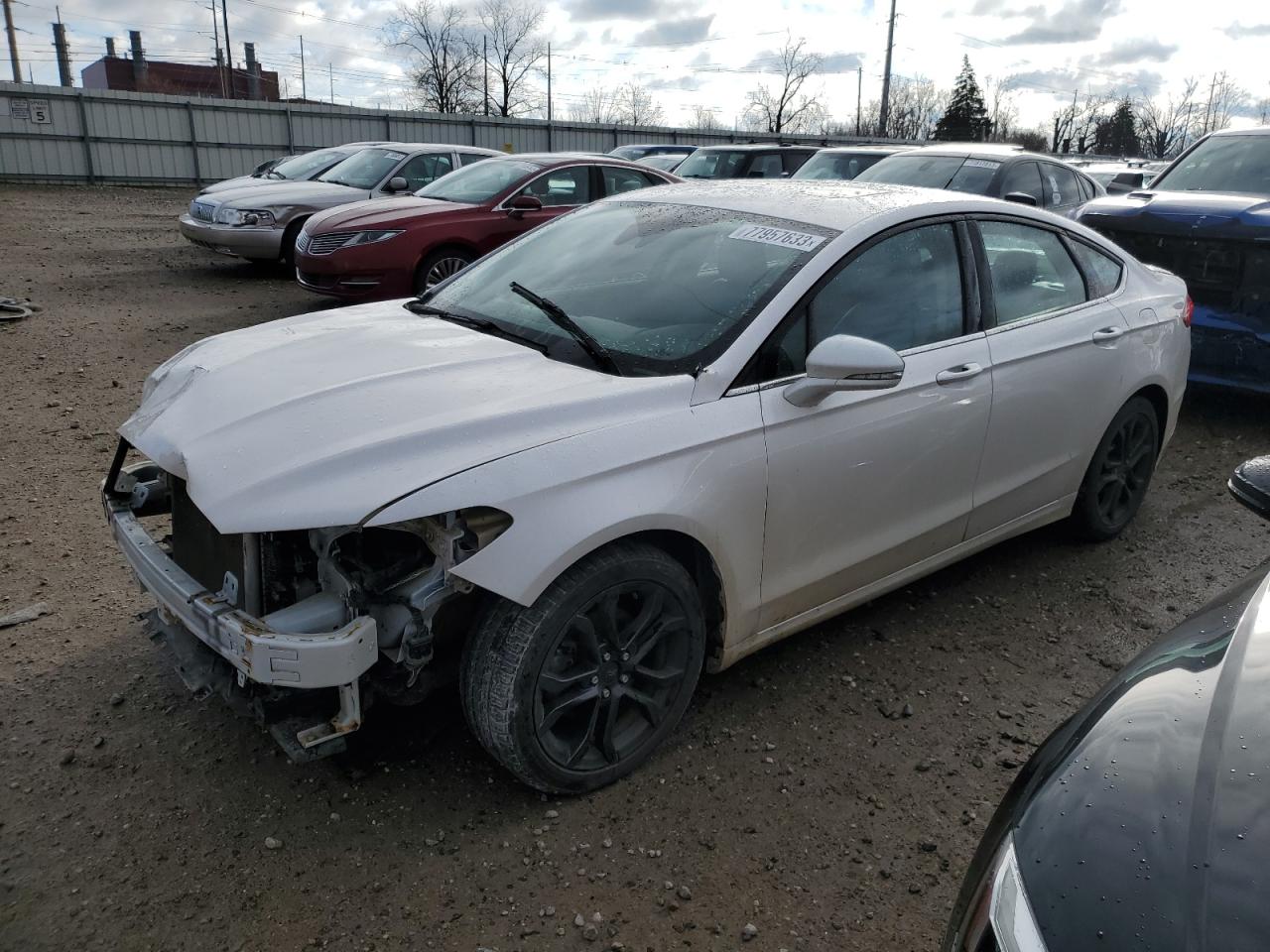 Image 1 of 2018 FORD FUSION SE 2018 with VIN 3FA6P0H7XJR134853
