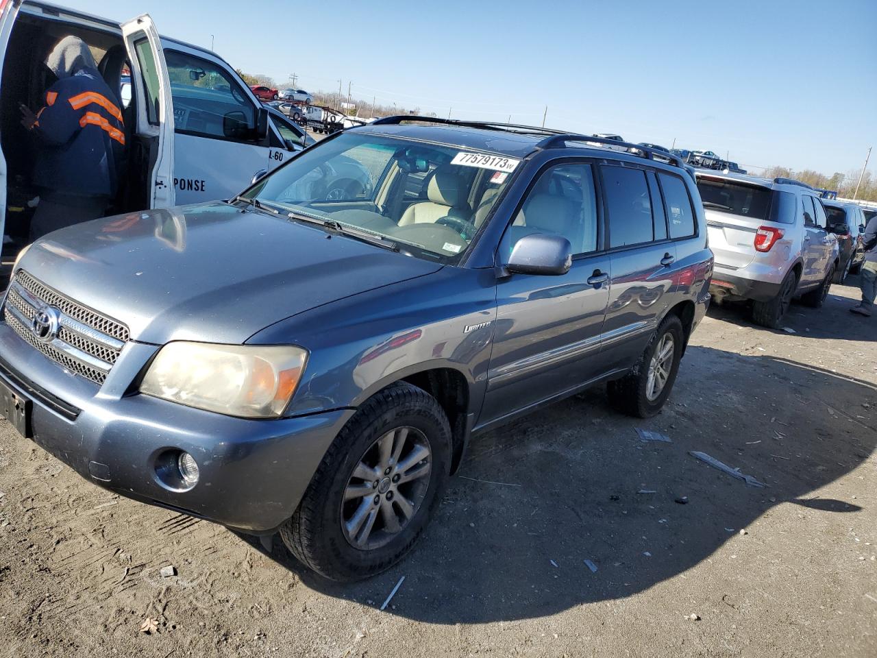 Image 1 of 2006 TOYOTA HIGHLANDER HYBRID 2006 with VIN JTEEW21A360017144