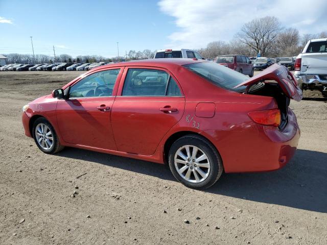 Image 2 of 2009 TOYOTA COROLLA BASE 2009 with VIN 1NXBU40E69Z163110