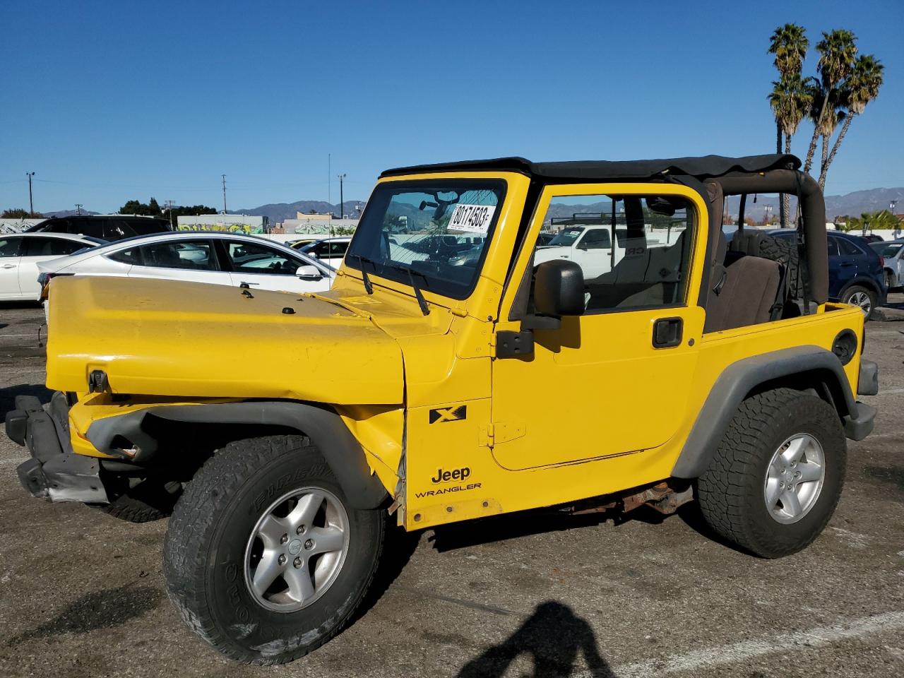 Obraz 1 z 2004 JEEP WRANGLER X 2004 z VIN 1J4FA39S44P709406