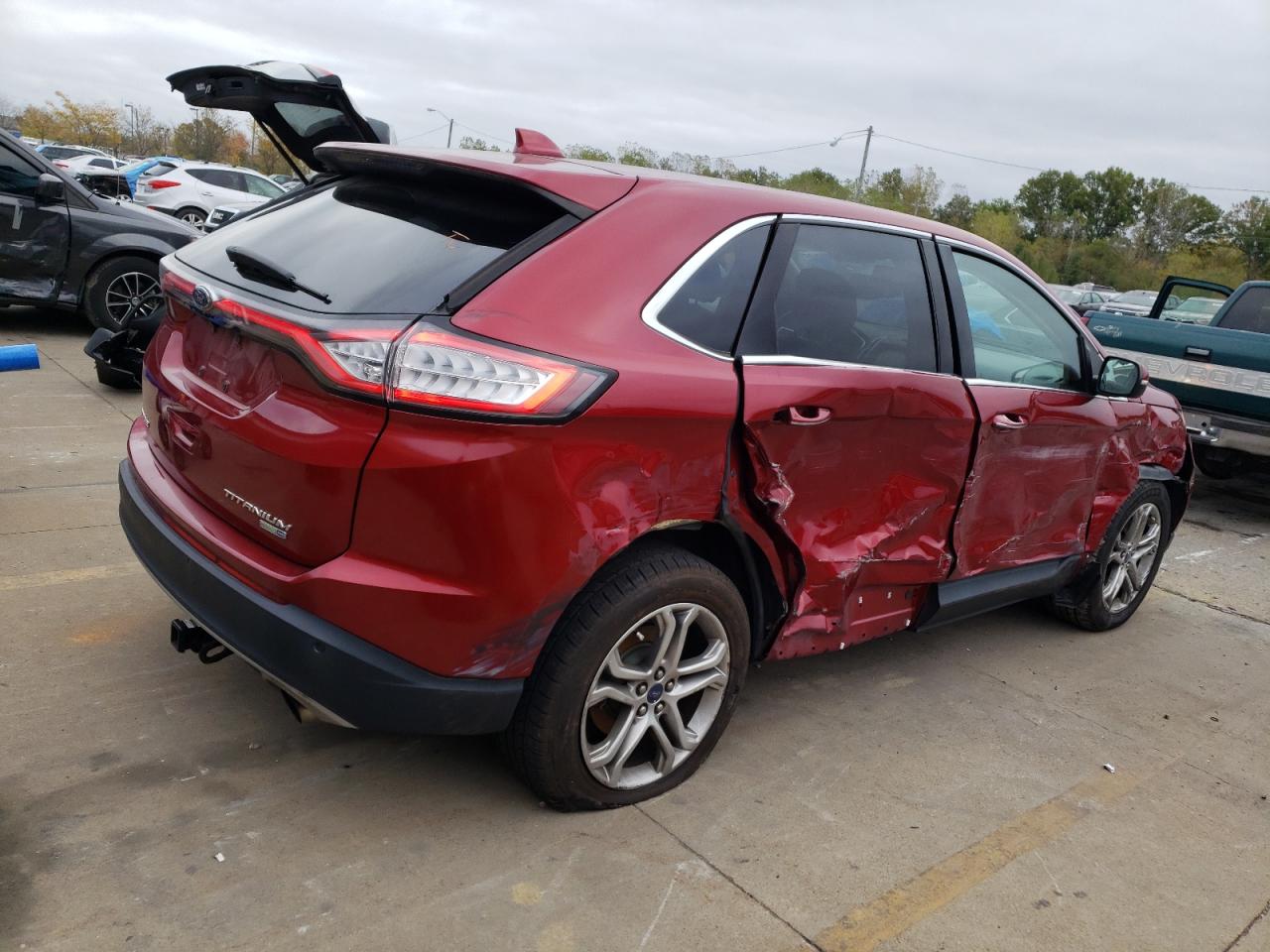 Изображение 3 2016 FORD EDGE TITANIUM 2016 с VIN 2FMPK4K96GBB23446